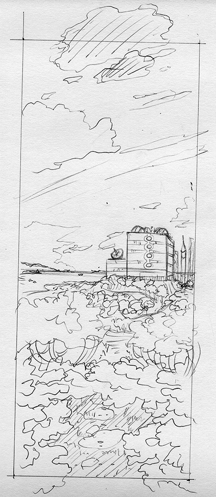 Meteor Falls Concept Sketch Background Final Draft Two